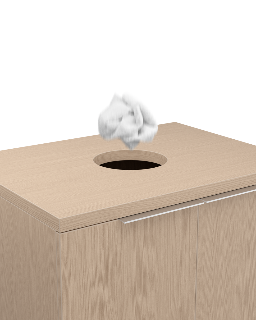 Colorbar handdukshållare - Tvättskåp i ekmönster - Cappuccino